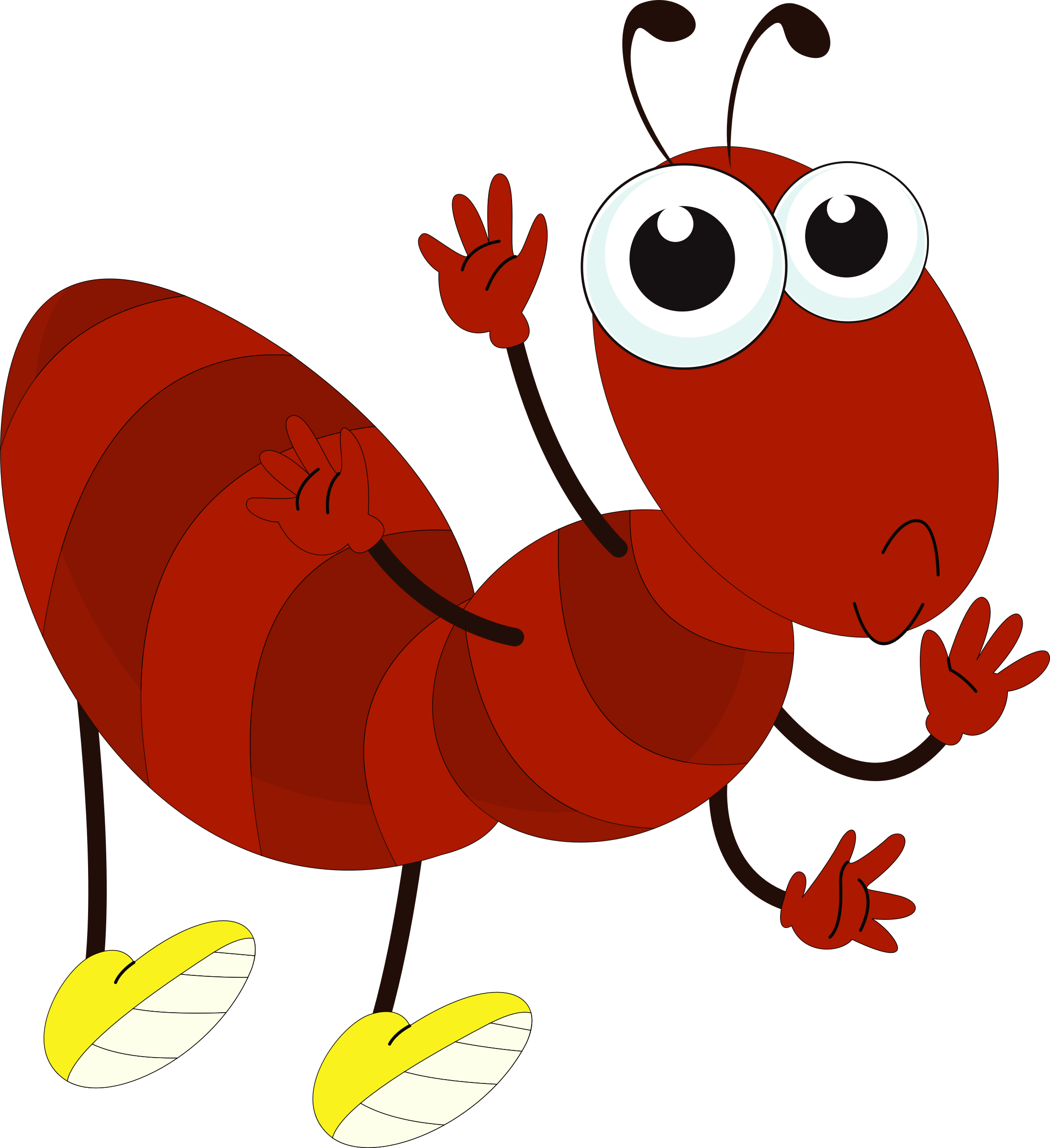 Clip Art Ants - Ant (2194x2400)