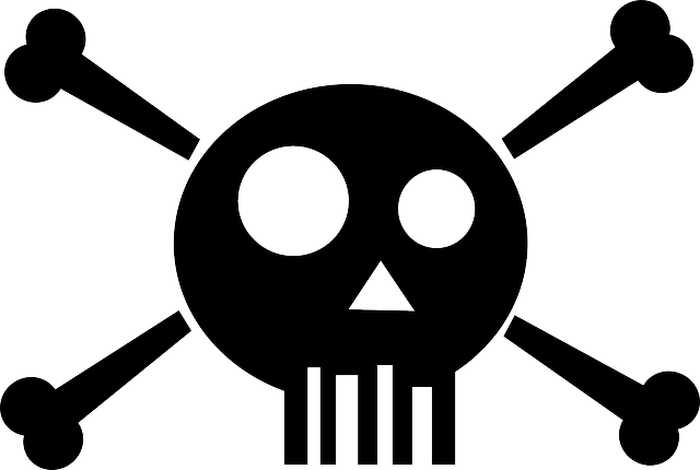 Stylized Death, Skull, Stylized - Skull And Bones (640x430)
