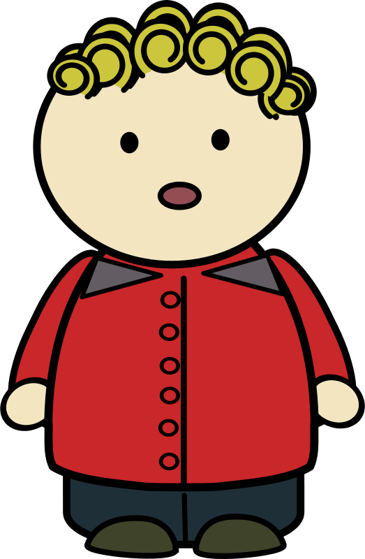 Clip Art Tags - Comic Person (523x800)