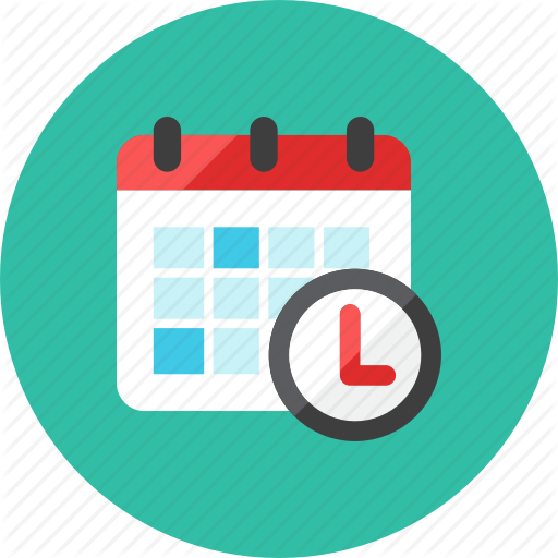 Jquery Datetimepicker Supported - Calendar Time Icon Png (512x512)