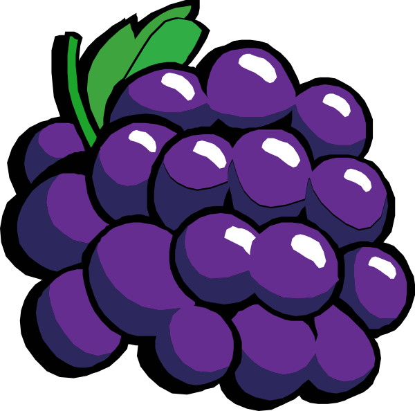 Grapes Clipart (600x594)