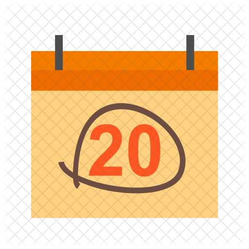 Calendar Icon - Vector Graphics (512x512)