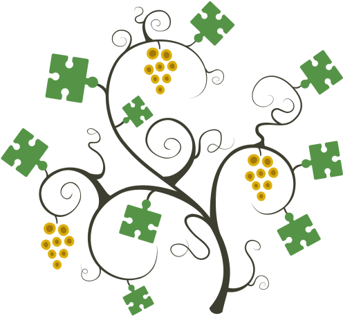 Cropped Grape Vine Puzzle - Grape Vine (512x512)