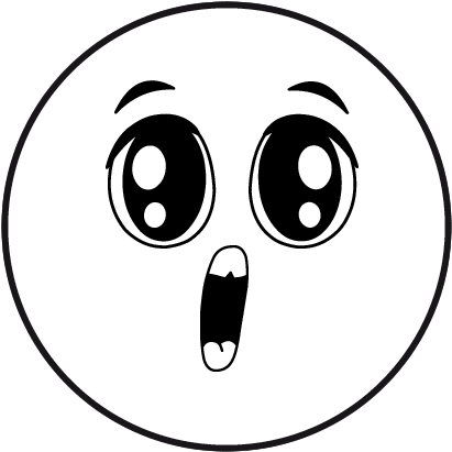 Smiley - Sorpresa Para Colorear (600x470)