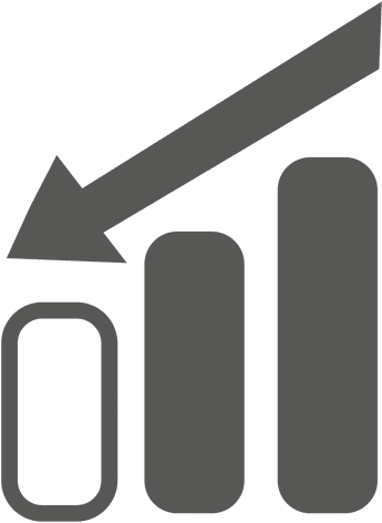 Decreasing Graph Arrow Direction Arrow Transparent - Chart (512x512)