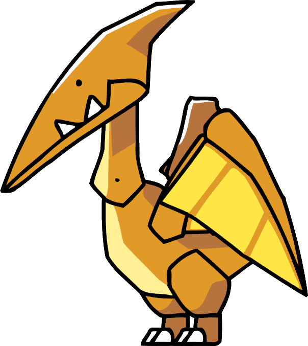 Pterodactyl - Scribblenauts Unlimited Dinosaurs (604x677)