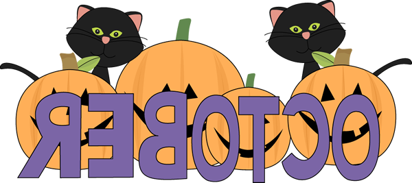 Clipart October (600x267)