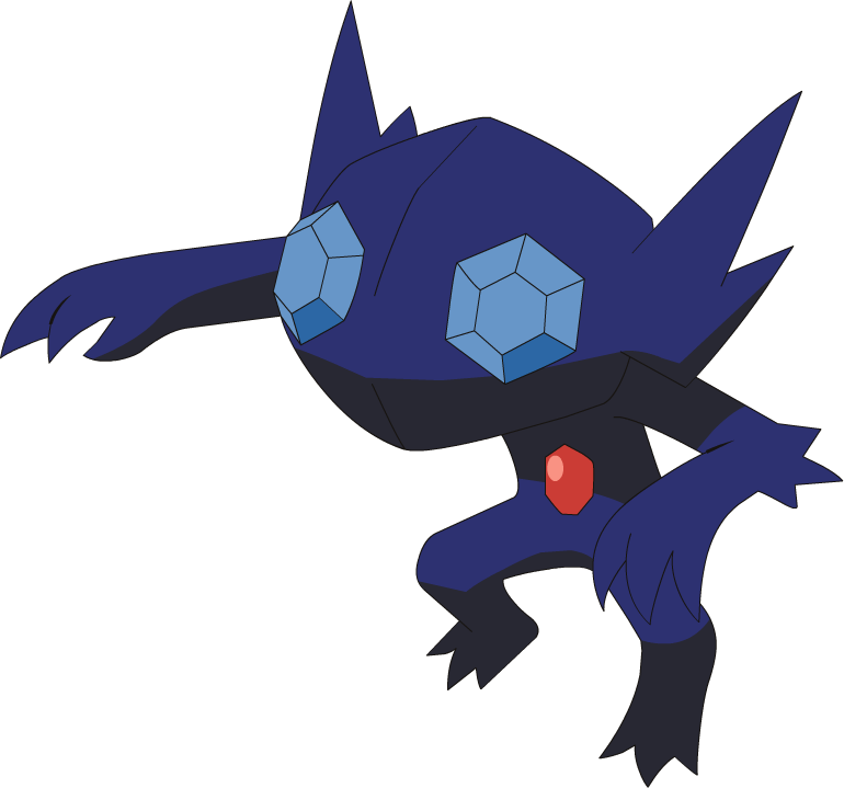 302sableye Ag Anime - Sable Pokemon (770x719)