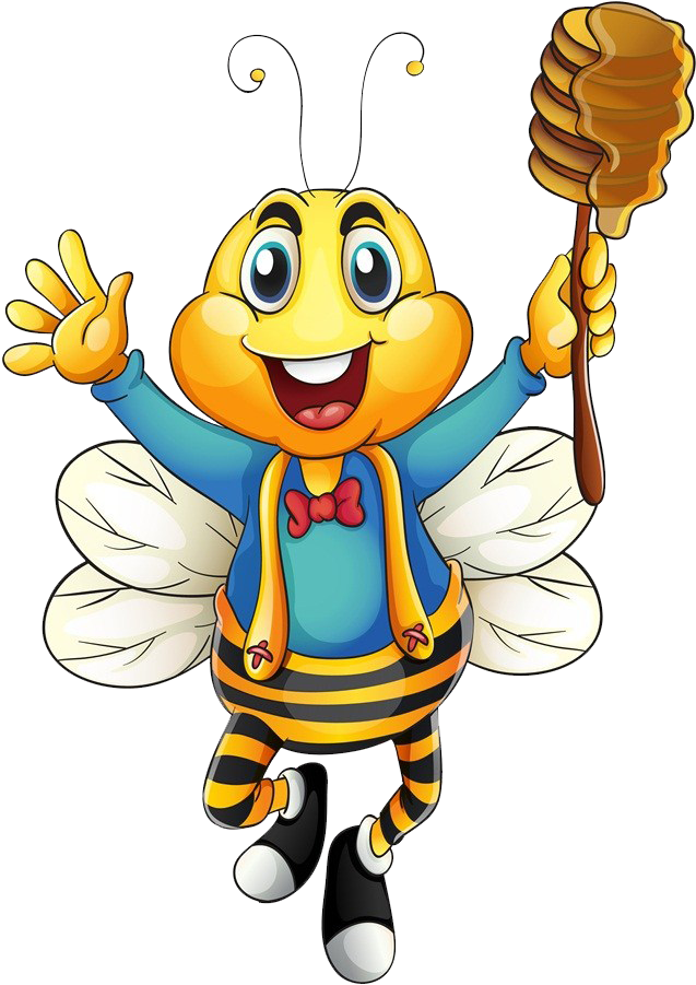 Bee Insect Illustration - Bee (682x1024)