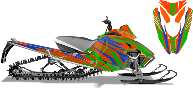 Buy / Customize - Arcticfx Bombsquad Graphics - Hood/side Panel Kit - (650x312)
