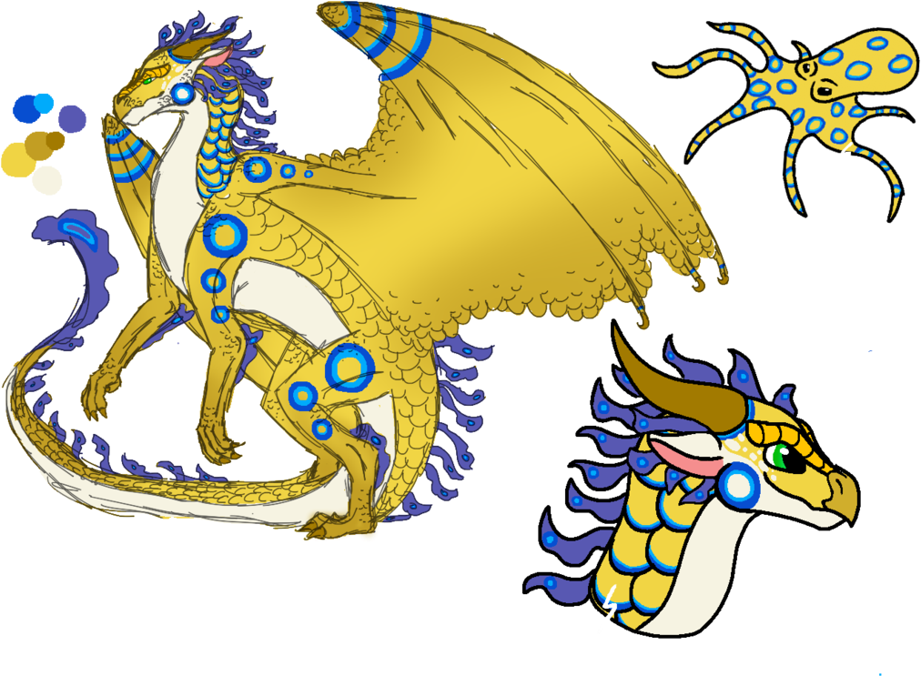 Blue Ringed Octopus Clipart - Illustration (1024x758)
