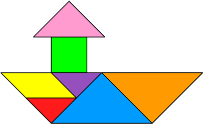 Tangram Solution - Tangram De Flor (420x420)
