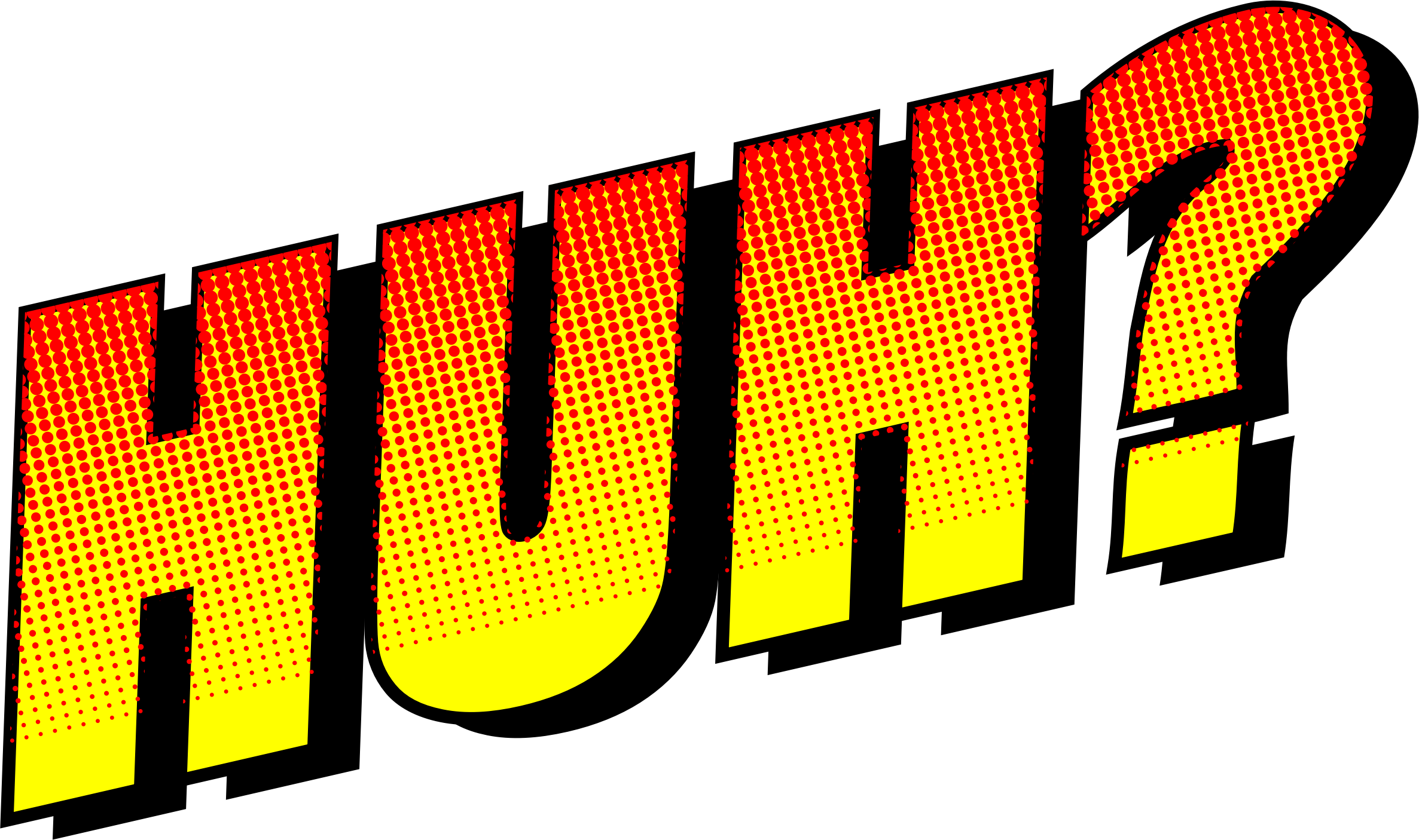 Yeah, That's Odd, I Know - Huh Clipart (2373x1406)