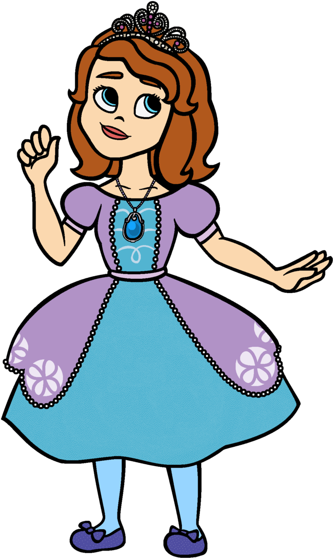 Sofia The First - Sofia The First Blue Amulet (701x1141)