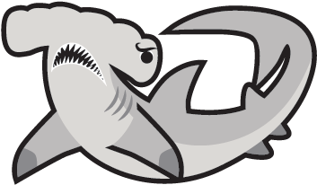 Hammerhead Shark Hammerhead Shark - Heart (600x600)