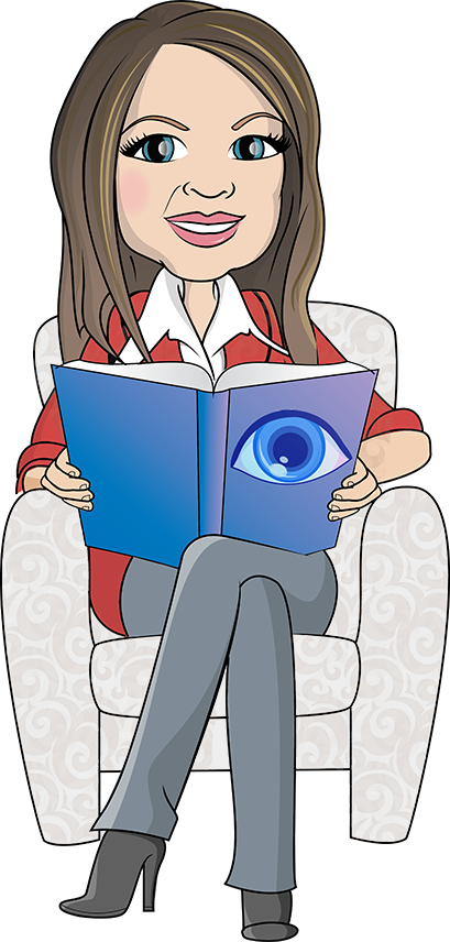 Rondacaricaturebookeye - Book (409x856)