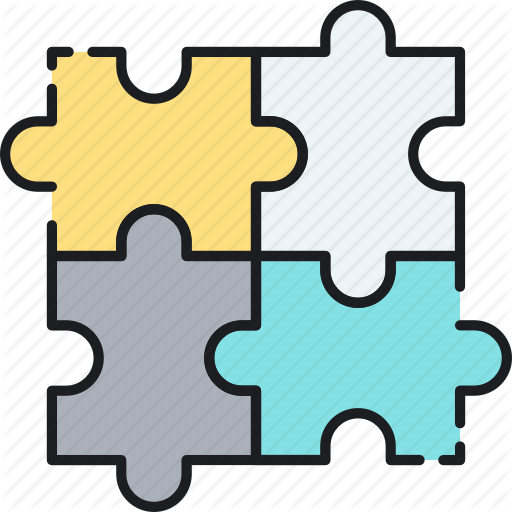 Puzzle Clipart Collaboration - Vector Graphics (512x512)