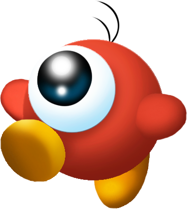 Fine Fields Beginning] - Kirby Triple Deluxe Waddle (386x431)