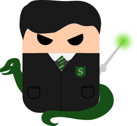 Tom Riddle - Cartoon (532x491)