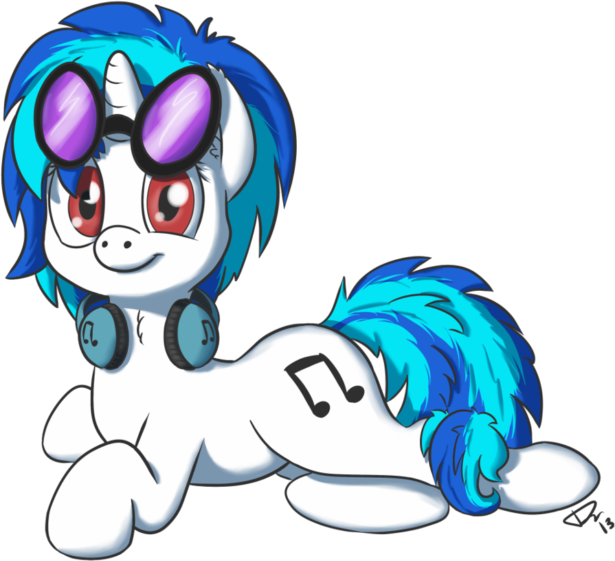 Vinyl Scratch By Dracodile - Cartoon (934x855)