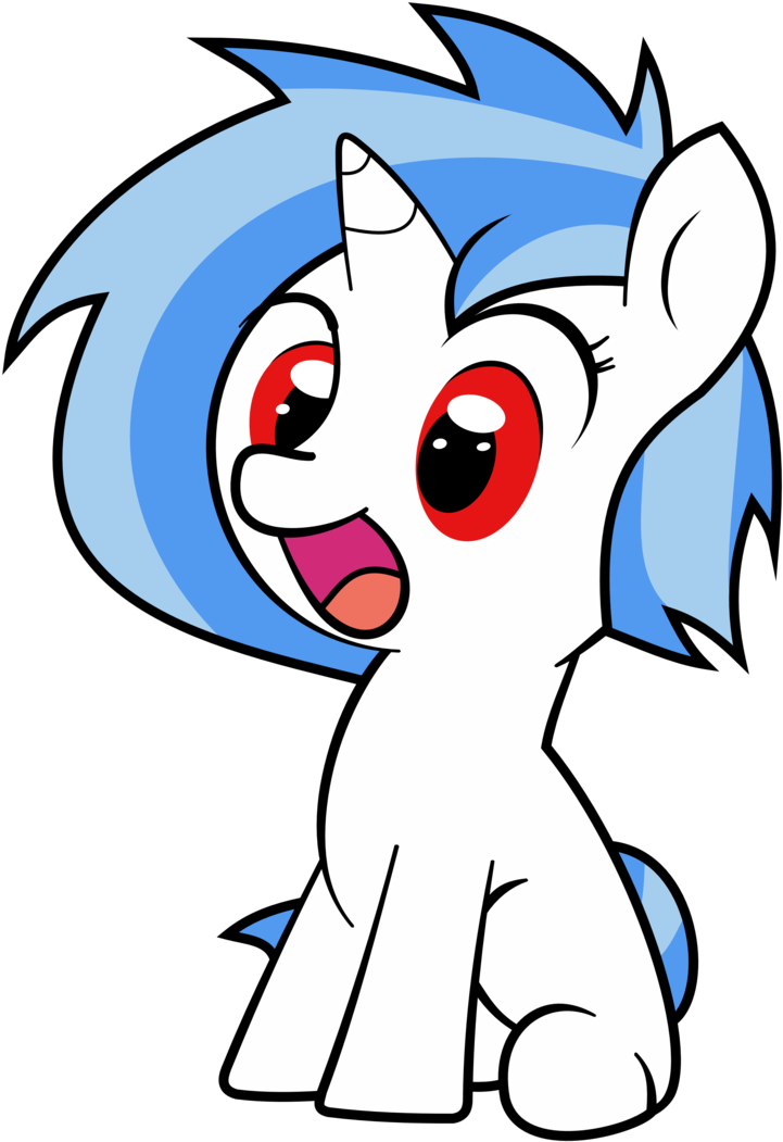 Young Vinyl Scratch By Erockertorres - Pony (755x1057)