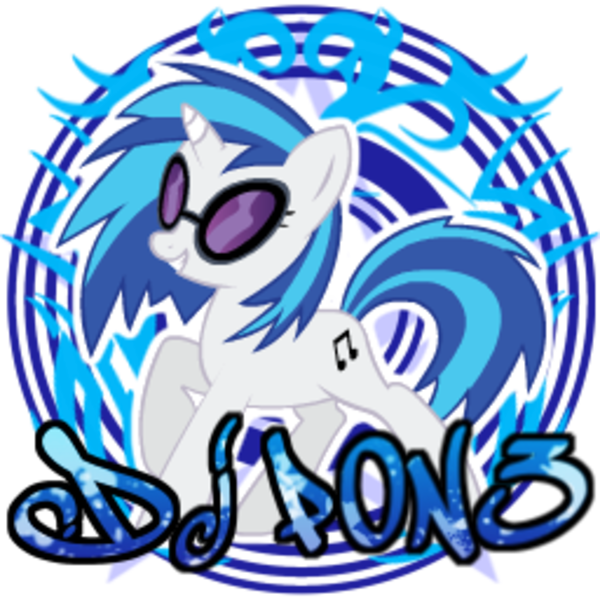 Dj P0n-3 / Vinyl Scratch - Vinyl Scratch (600x600)