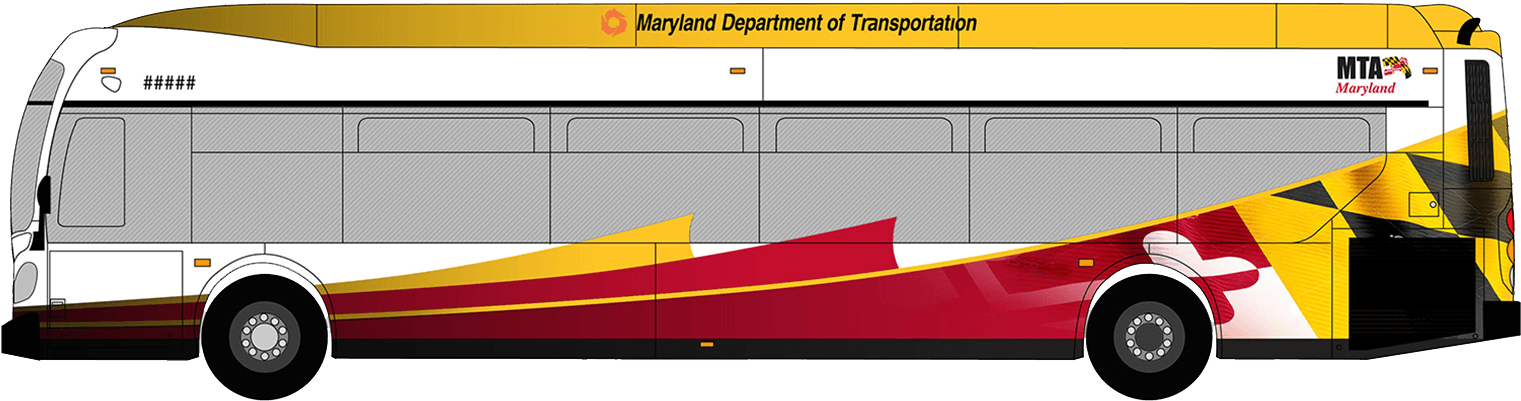 Bus Wrap Express Buslink - Baltimorelink Bus (1570x475)