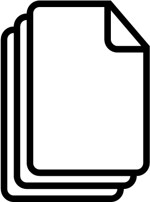 Documents Paper Sheets Stack Stroke Interface Symbol - Documents Symbol (400x400)