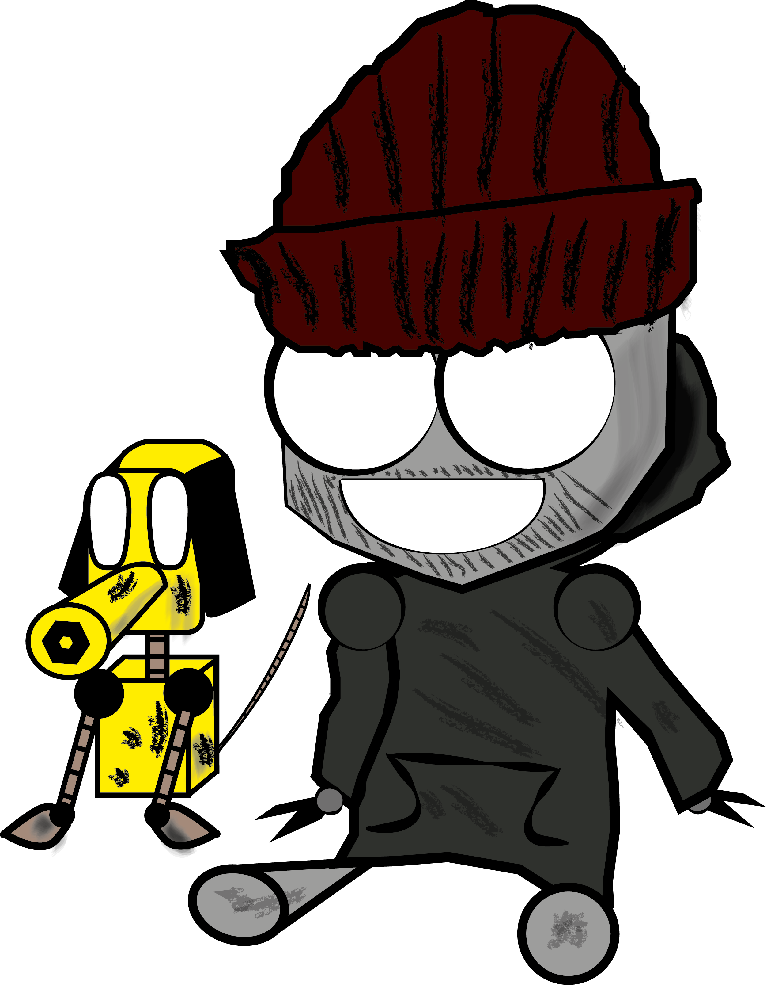 New Old Technology - Cartoon (2504x3213)