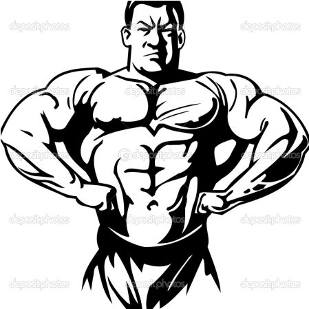 Bodybuilder Clipart (512x512)