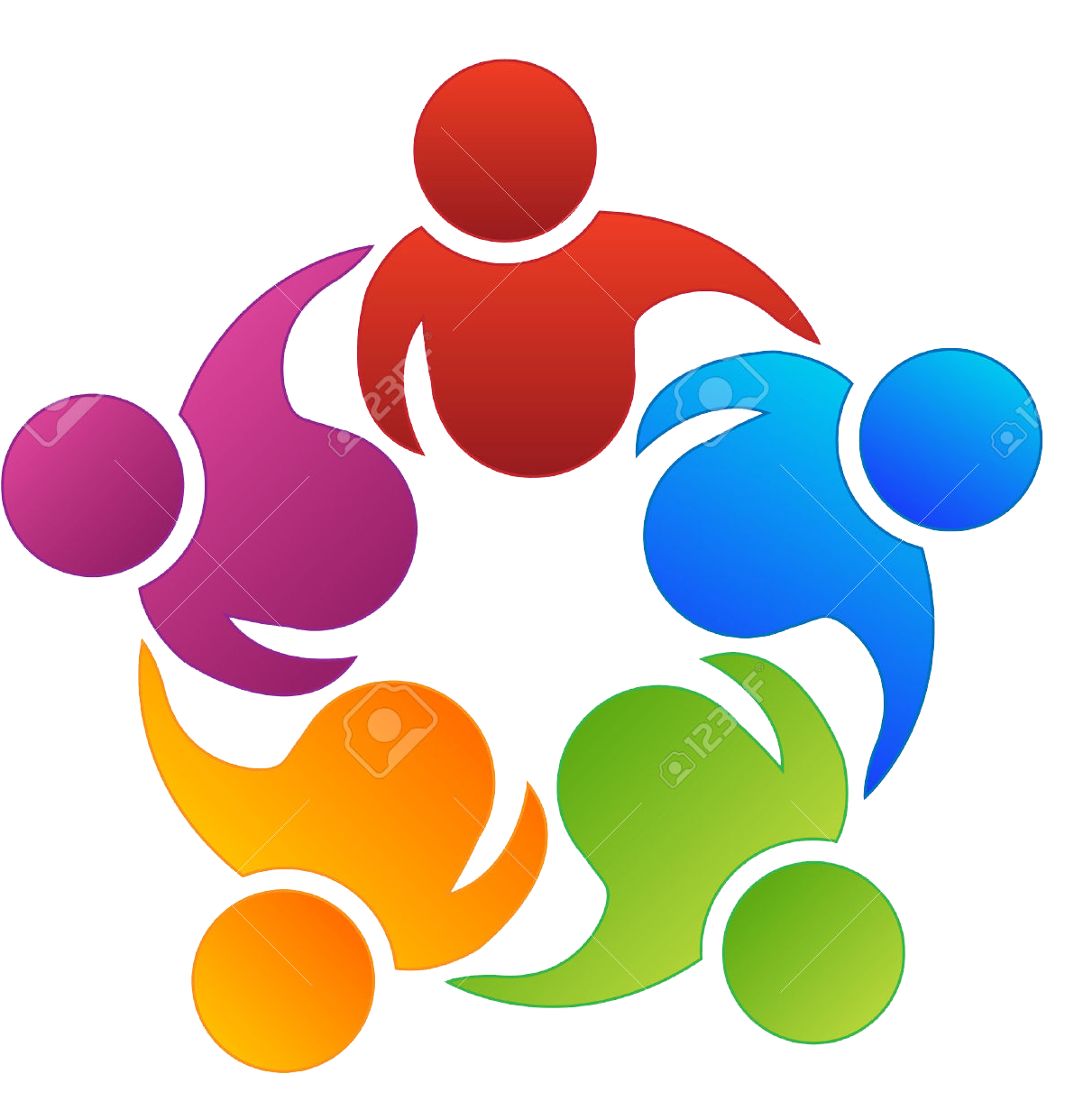Related Teamwork Clipart Transparent - Educational (1235x1300)