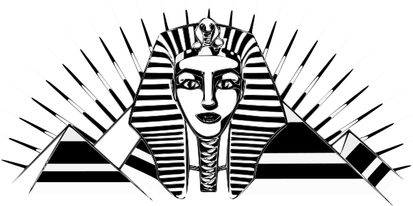 Pharaoh Cloth Pattern - Illustration (603x301)