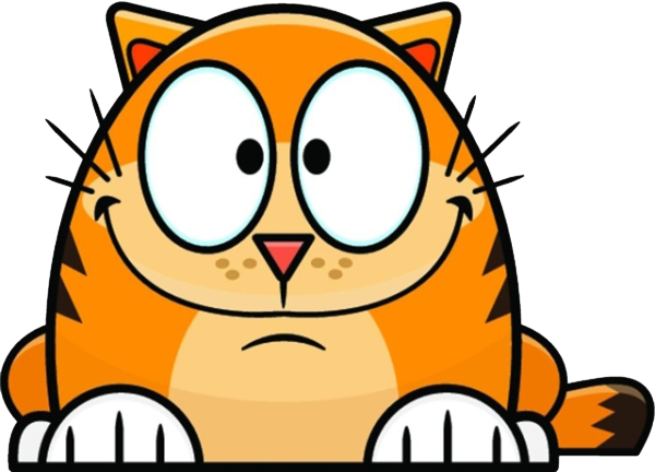 Grumpy Cat Kitten Cartoon Clip Art - Кот Векторный Клипарт (600x432)