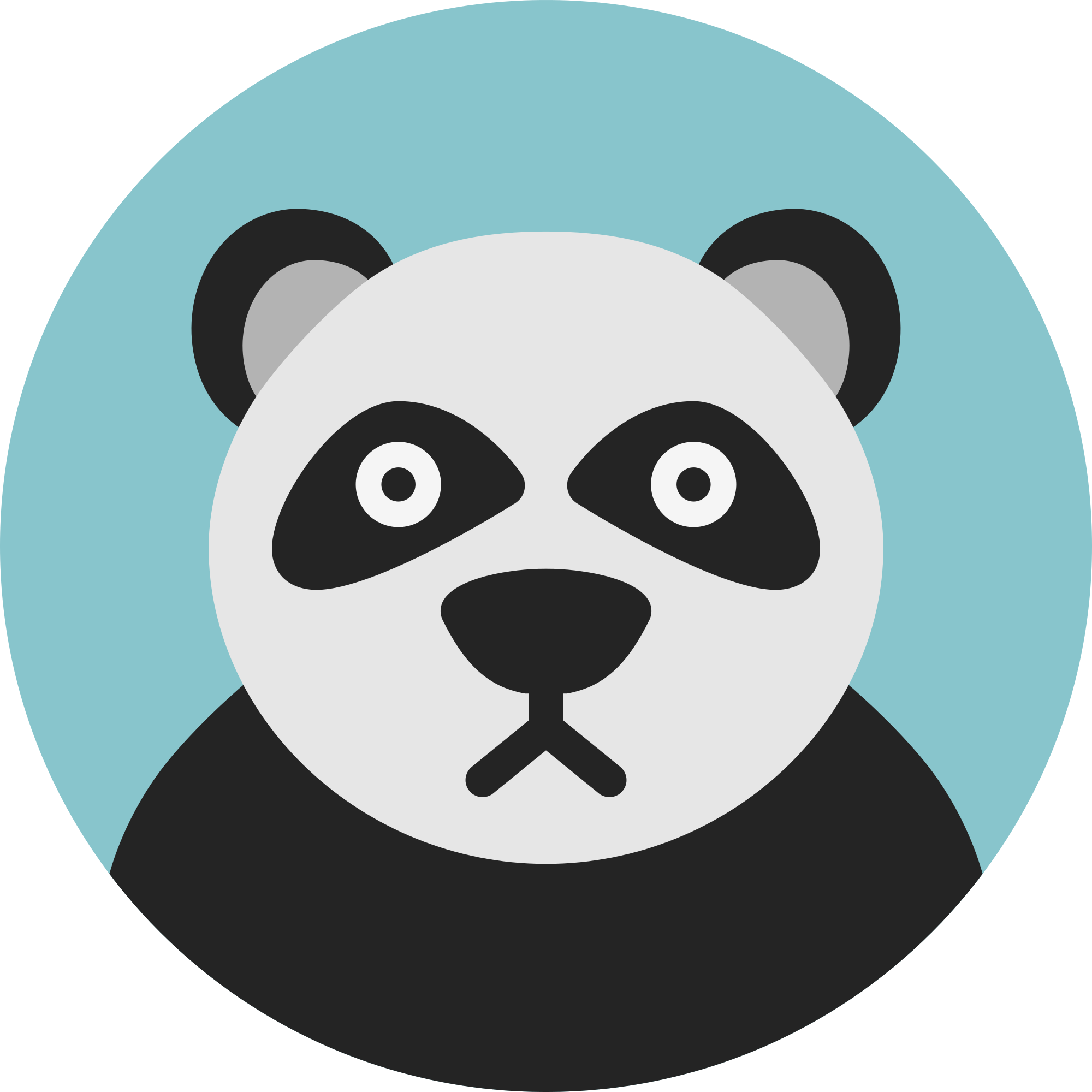 Panda Svg - Panda Icon (2000x2000)