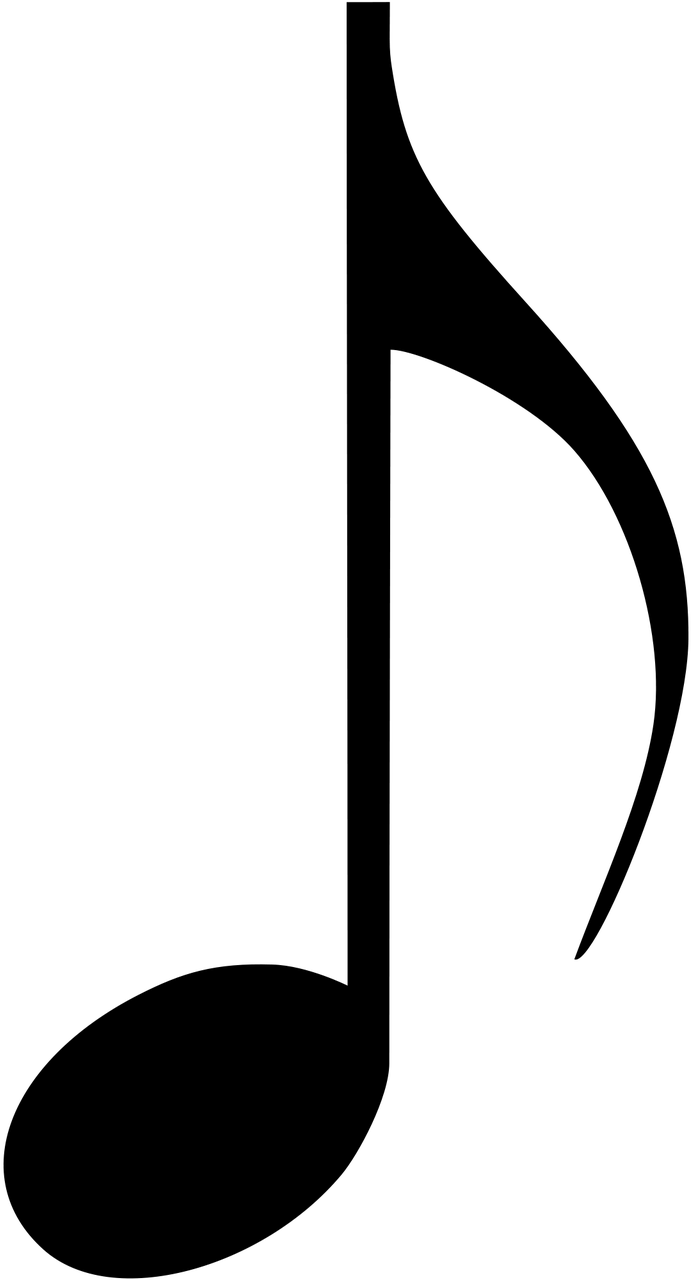 Musical Note Eighth Note Transparent Png - Eighth Note (1280x1280)