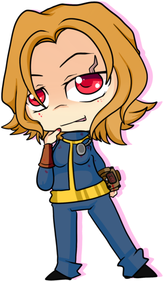 Fallout 4 Fan Art Chibi Deviantart - Cartoon (600x600)