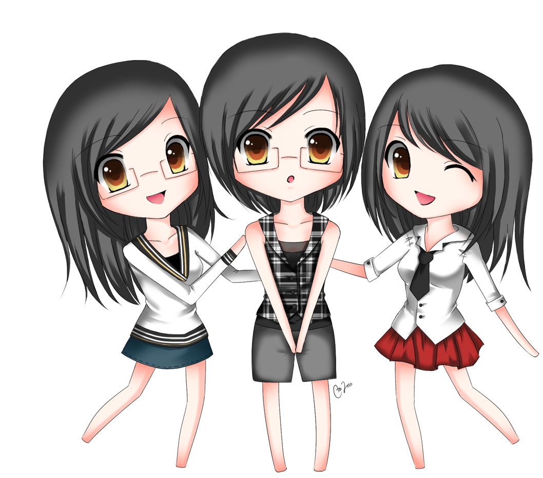 Source - - Three Best Friends Cartoon (1140x1000)
