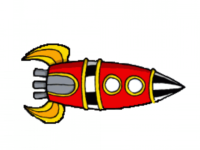Space Ship Cartoon - Spacecraft (640x480)