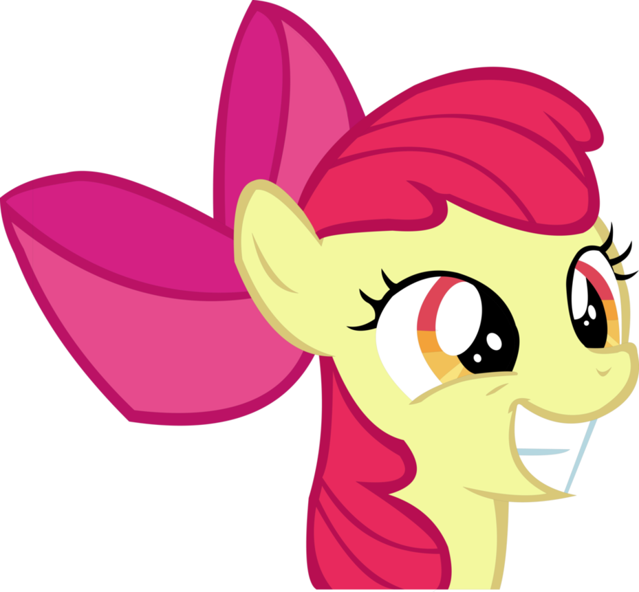 Apple Bloom Vector - Apple Bloom Smile Vector (929x861)