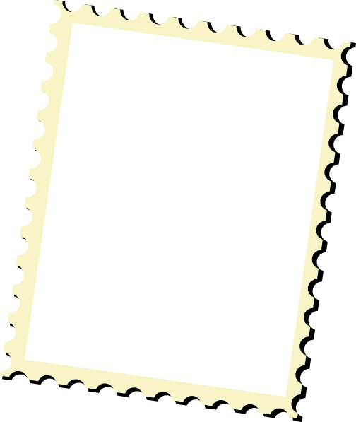 Postage Stamp Clip Art (504x597)