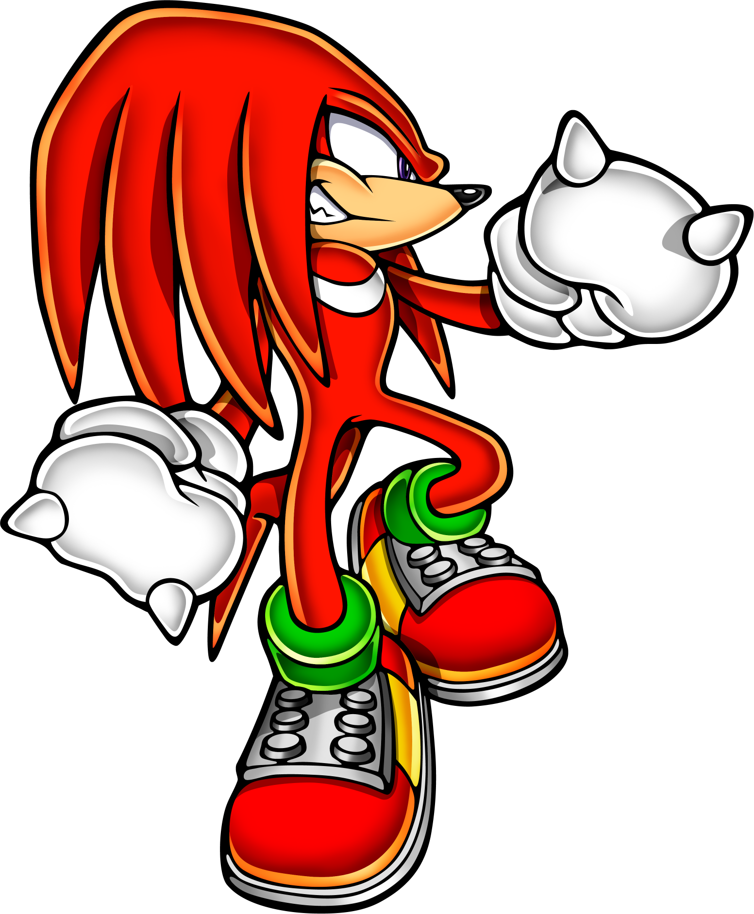 Sonic Adventure - Sonic Adventure 2 Knuckles (1553x1884)