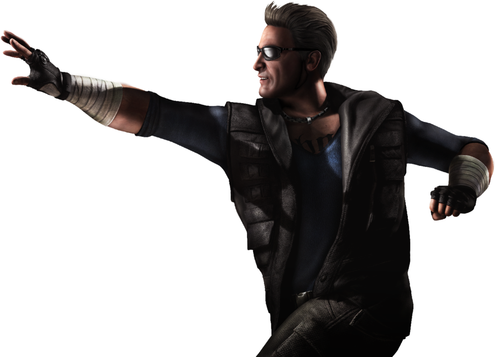 Mortal Kombat X Clipart Render - Мортал Комбат Джонни Кейдж (1024x733)
