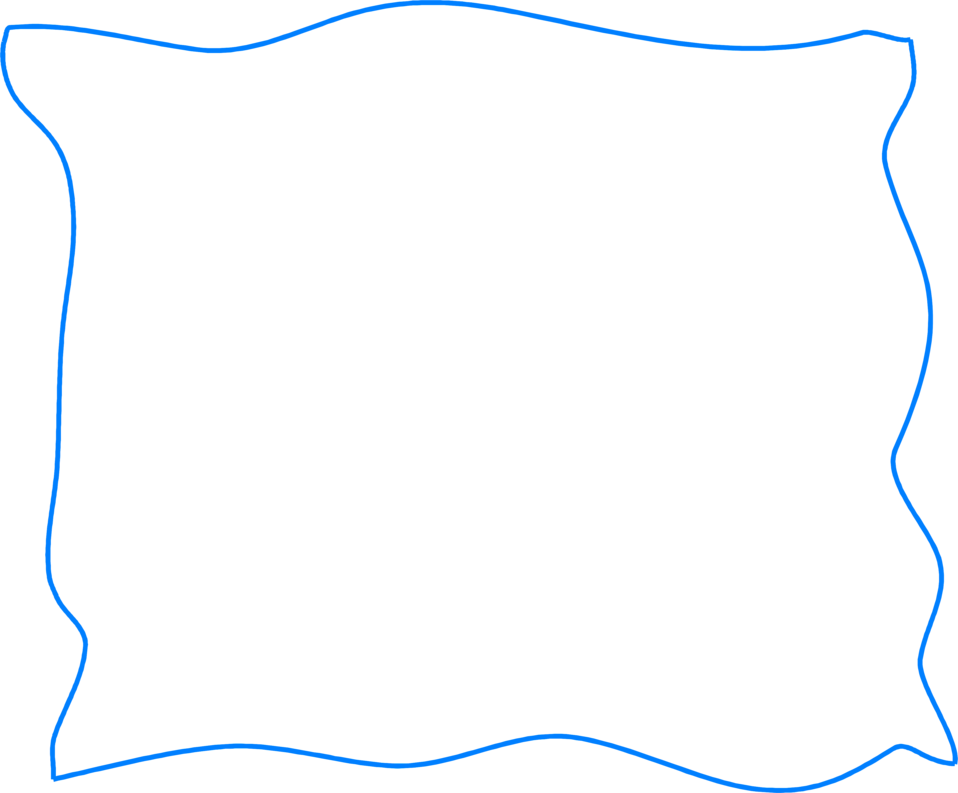 Free Blue Border - Squiggle Border Png (958x793)