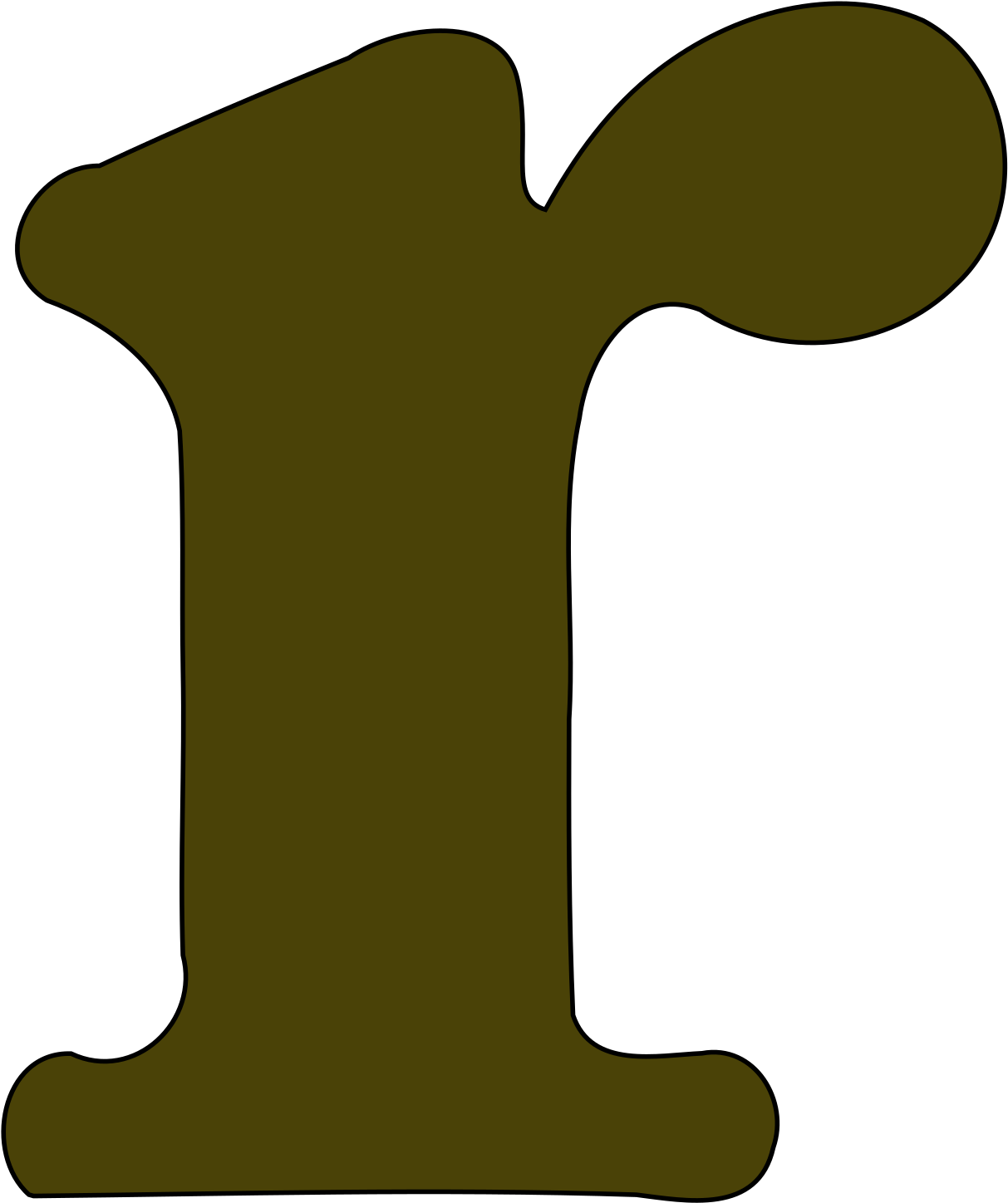 Lowercase R - Lower Case R Fonts (2400x2400)