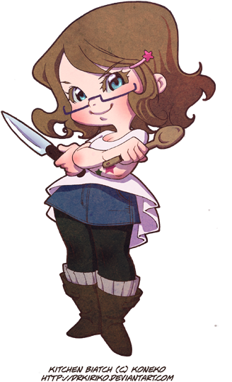 Kitchen Queen - Cartoon (347x561)