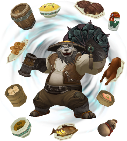 A Wandering Kitchen - Cartoon (418x467)