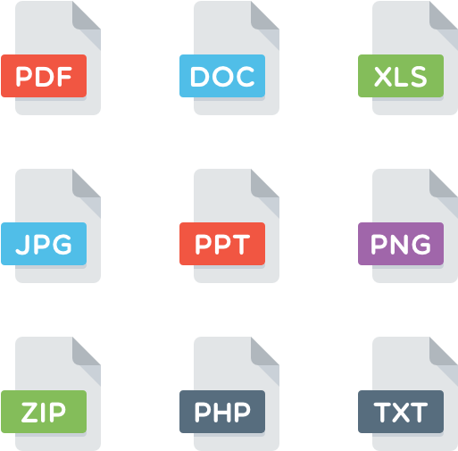 Files 40 Icons - Parallel (600x564)