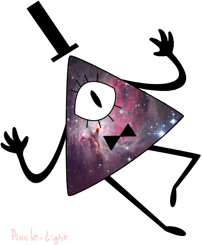 Gravity Falls Bill Cipher Galaxy (800x800)