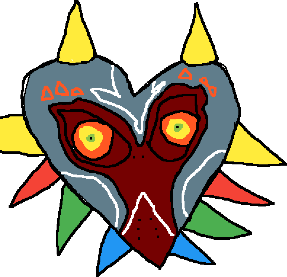 Majora's Mask - Cartoon (1000x1000)