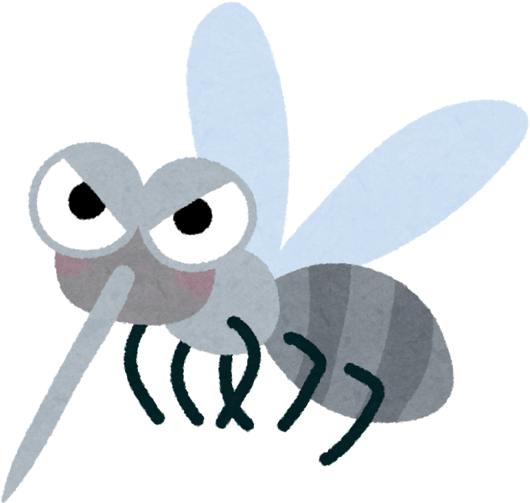Cockroach / Small Fly - 蚊 イラスト (800x800)